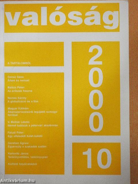 Valóság 2000. október