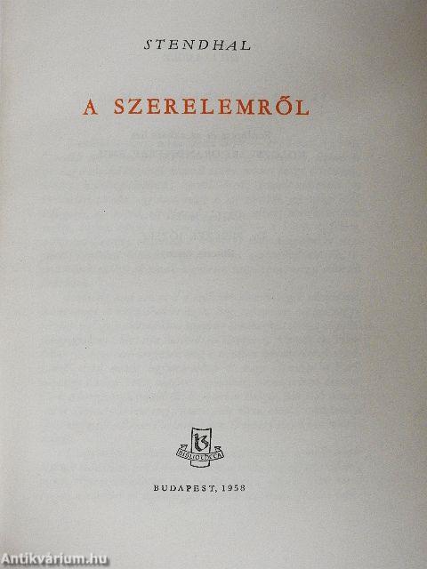 A szerelemről