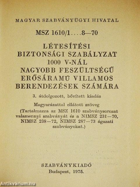MSZ 1610/1...8-70