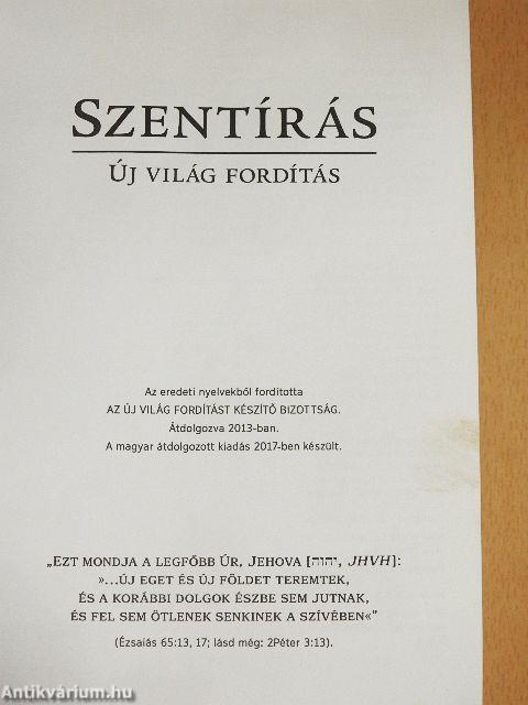Szentírás - Új világ fordítás