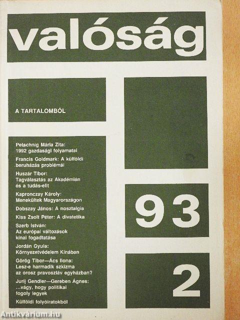 Valóság 1993. február