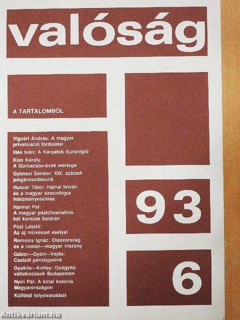 Valóság 1993. június