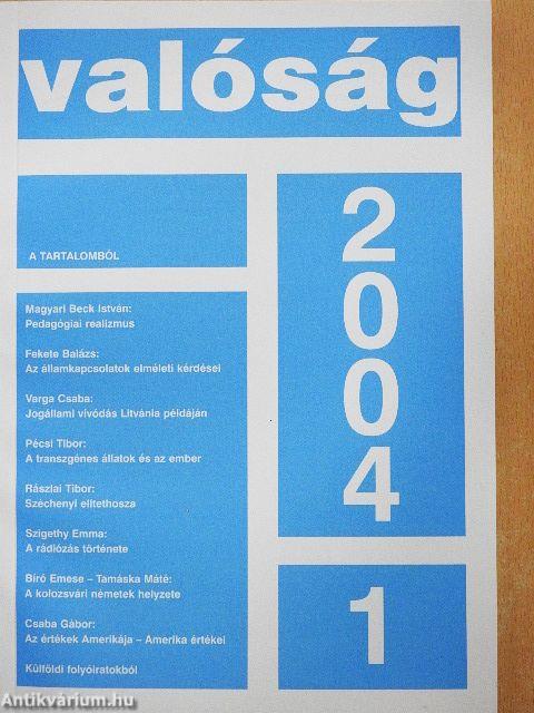 Valóság 2004. január