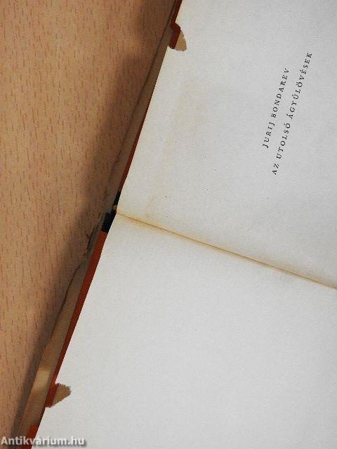 Az utolsó ágyúlövések