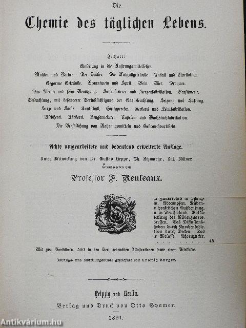 Die Chemie des täglichen Lebens (gótbetűs)