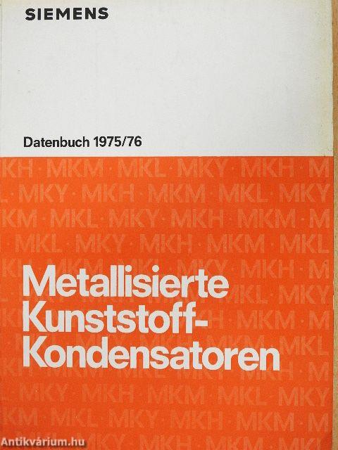 Metallisierte Kunststoff-Kondensatoren