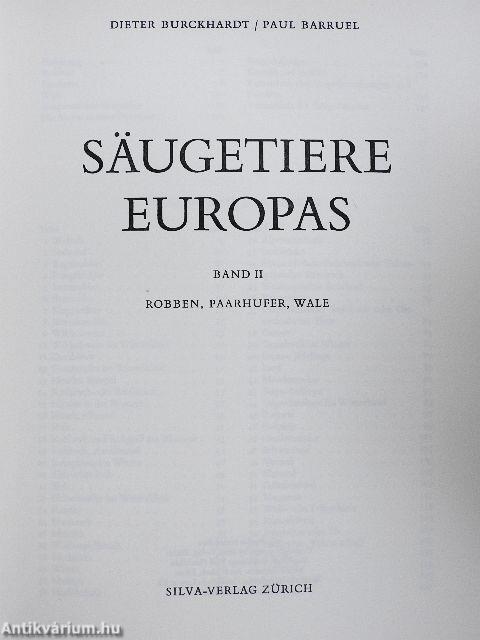 Säugetiere Europas II.