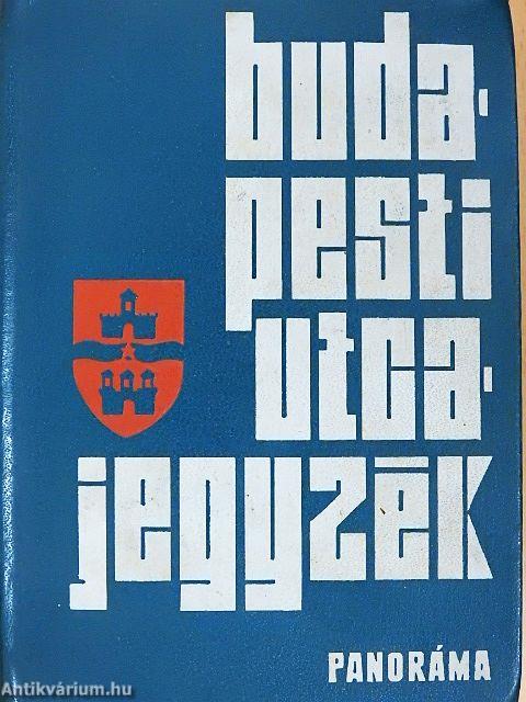 Budapesti utcajegyzék 1974