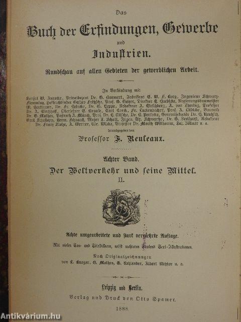 Der Weltverkehr und seine Mittel II. (gótbetűs)