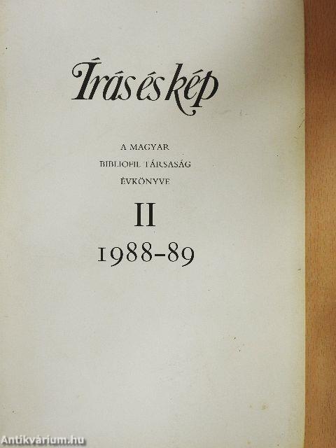 Írás és kép II. 1988-89