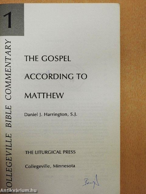 The Gospel according to Matthew