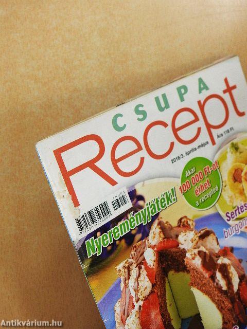 Csupa Recept  2014-2019. (vegyes számok) (15 db)