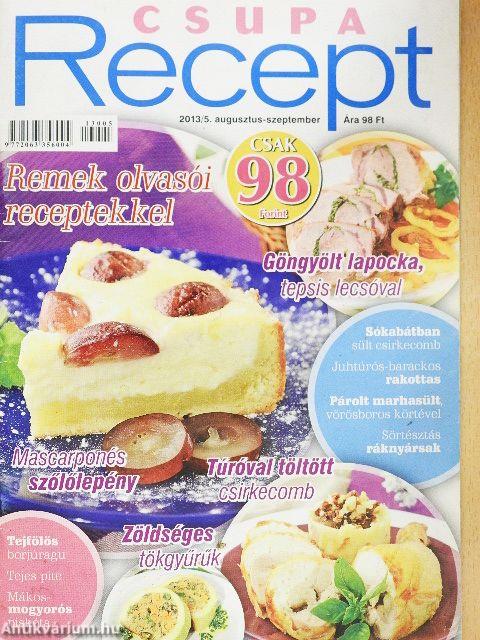 35 lapszám különböző gasztromagazinokból
