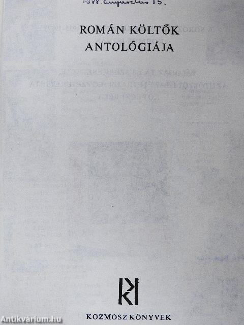 Román költők antológiája