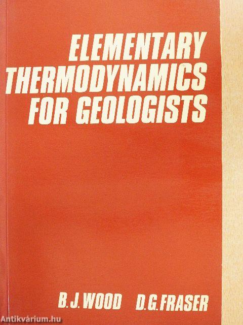 Elementary thermodynamics for geologists