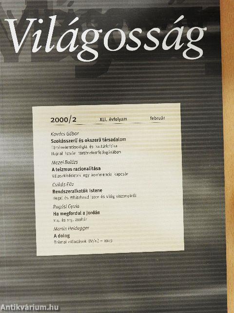 Világosság 2000. február
