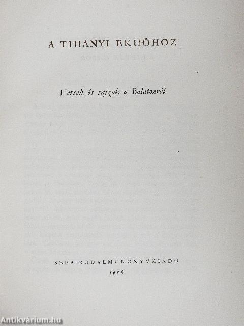 A tihanyi ekhóhoz