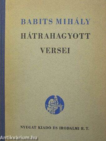 Babits Mihály hátrahagyott versei