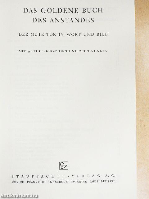 Das goldene Buch des Anstandes