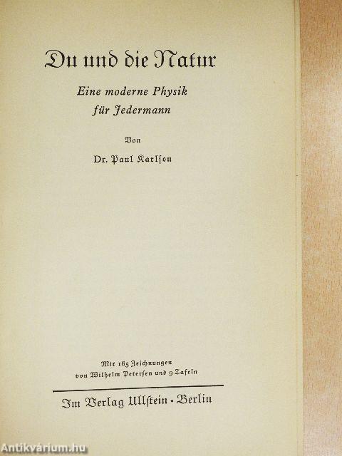 Du und die Natur (gótbetűs)