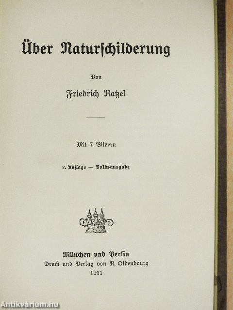 Über Naturschilderung (gótbetűs)