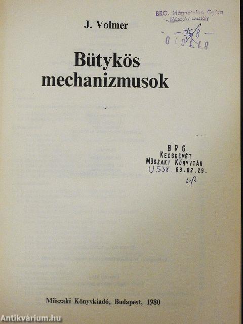 Bütykös mechanizmusok