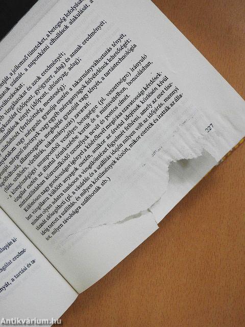 A háziállatok diagnosztikai boncolása (rossz állapotú)