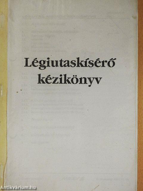 Légiutaskísérő kézikönyv