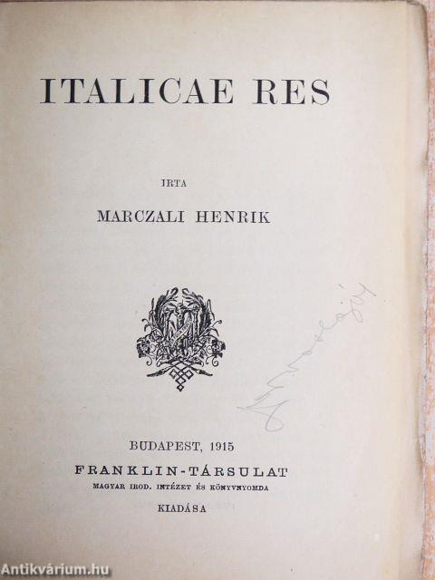 Italicae res