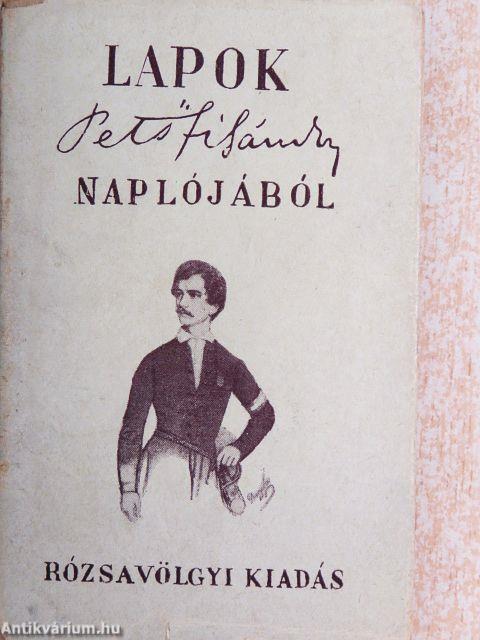 Lapok Petőfi Sándor naplójából