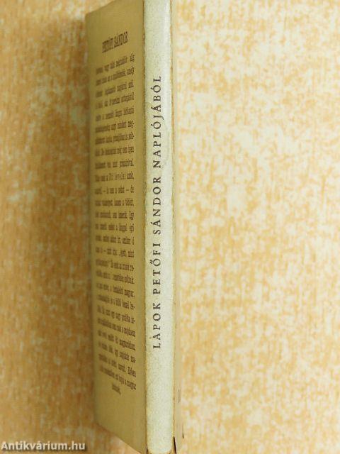 Lapok Petőfi Sándor naplójából