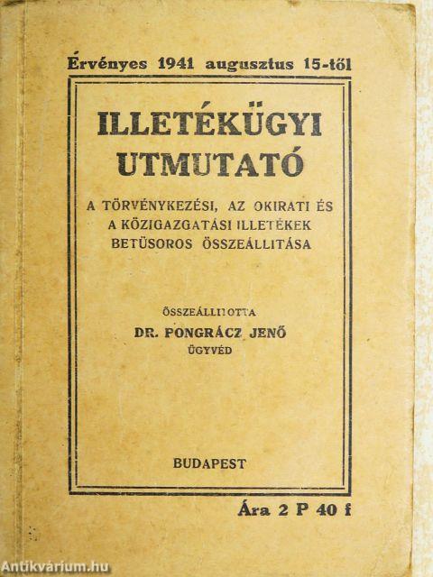 Illetékügyi utmutató