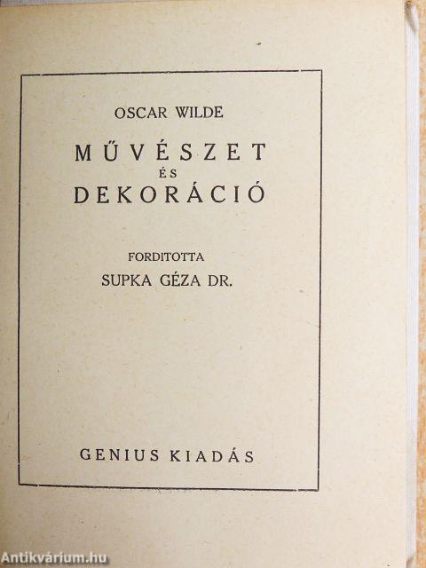 Művészet és dekoráció I.