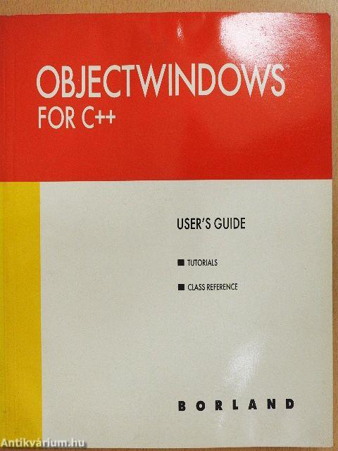 ObjectWindows for C++