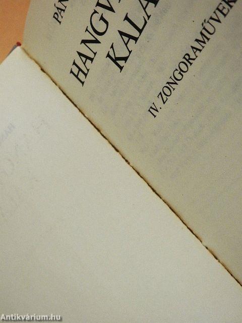 Hangversenykalauz IV.