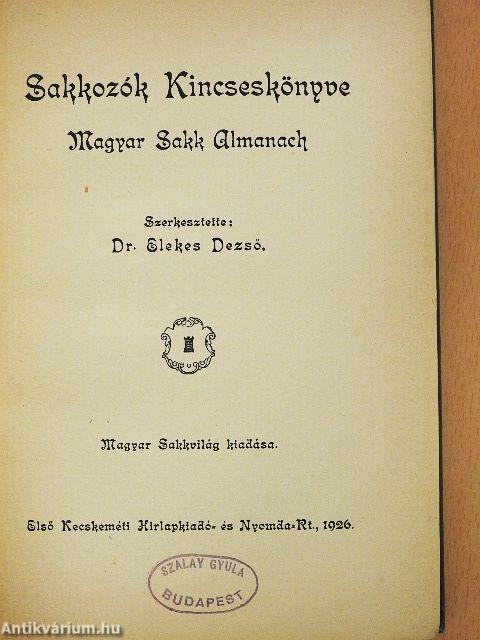 Sakkozók Kincseskönyve