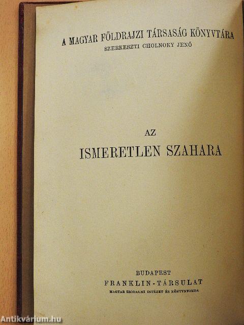 Az ismeretlen Szahara