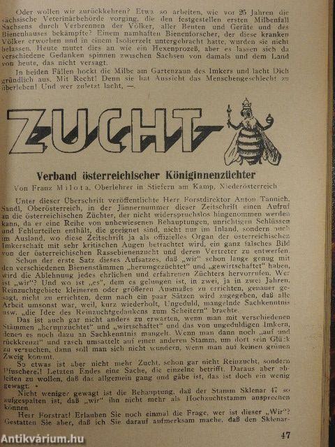 Der Bienenvater Jänner-Dezember 1950