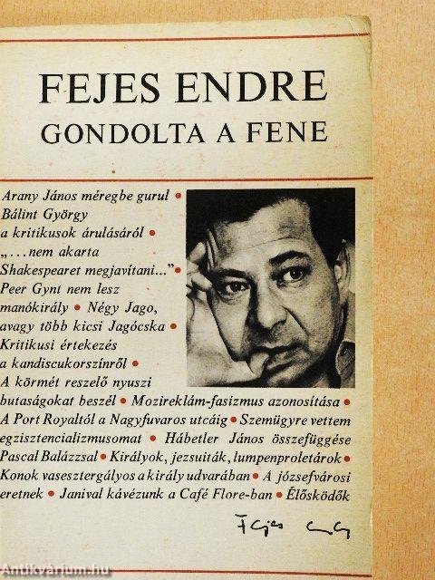 Gondolta a fene