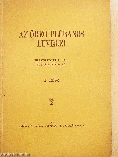 Az öreg plébános levelei II.