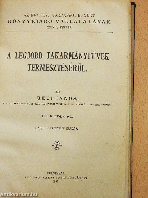 A legjobb takarmányfüvek termesztéséről