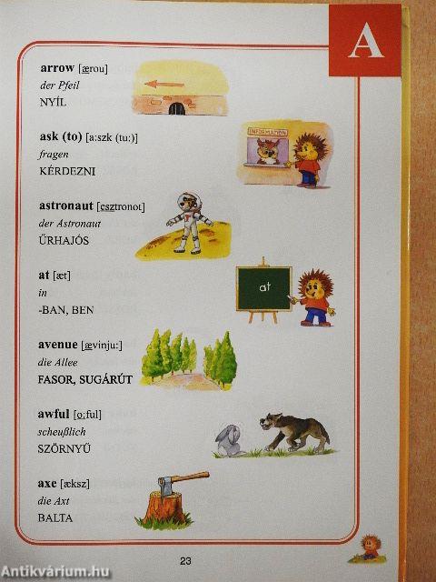 Angol-német-magyar képes szótár gyerekeknek