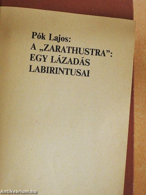 Im-igyen szóla Zarathustra