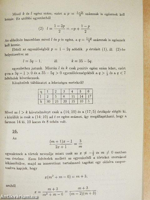 Válogatott érettségi-felvételi feladatok matematikából