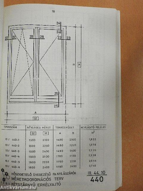 Hőszigetelő üvegezésű fa nyílászáró család