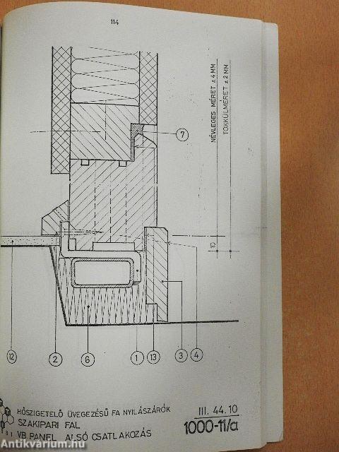 Hőszigetelő üvegezésű fa nyílászáró család