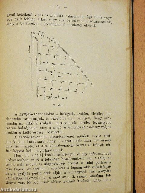 Talajjavitás lecsapolással