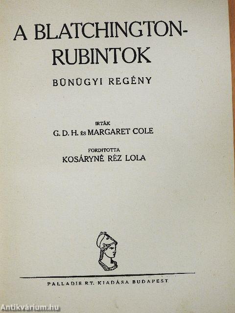 A Blatchington-rubintok