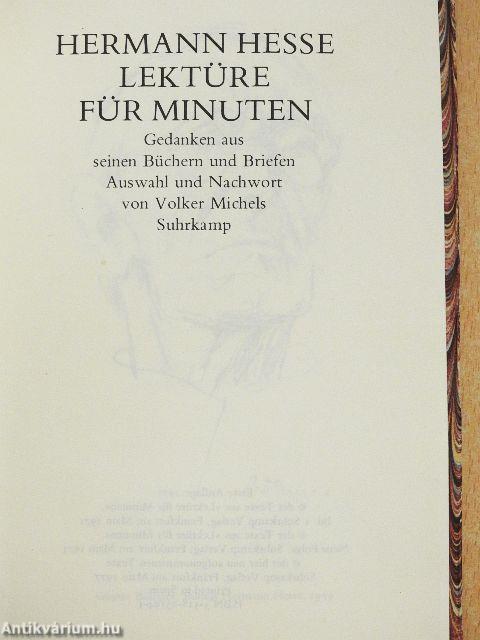 Lektüre für Minuten