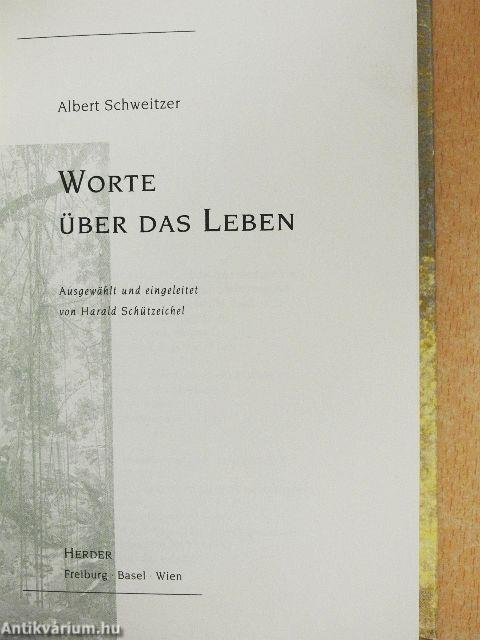 Worte über das Leben